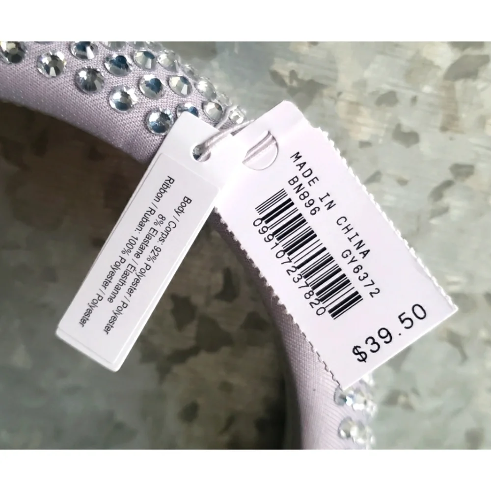 J.Crew Rhinestone-studded headband